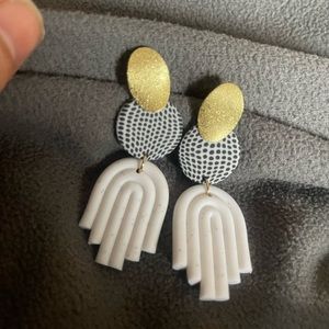 Polymer clay earrings